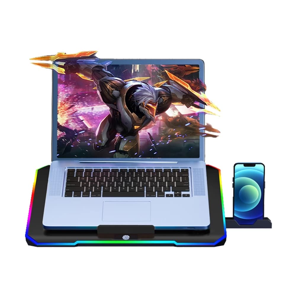 Signo RGB Gaming Cooling Pad SKATTER CP-512 แท่นวางโน๊ตบุ๊ค by Banana IT