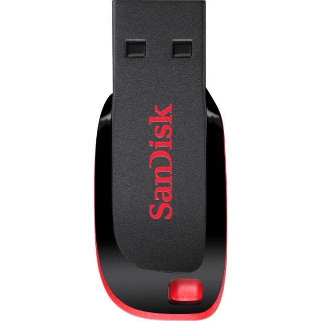 แฟลชไดร์ฟ SanDisk USB Drive 2.0 Cruzer Blade 32GB Black by Banana IT