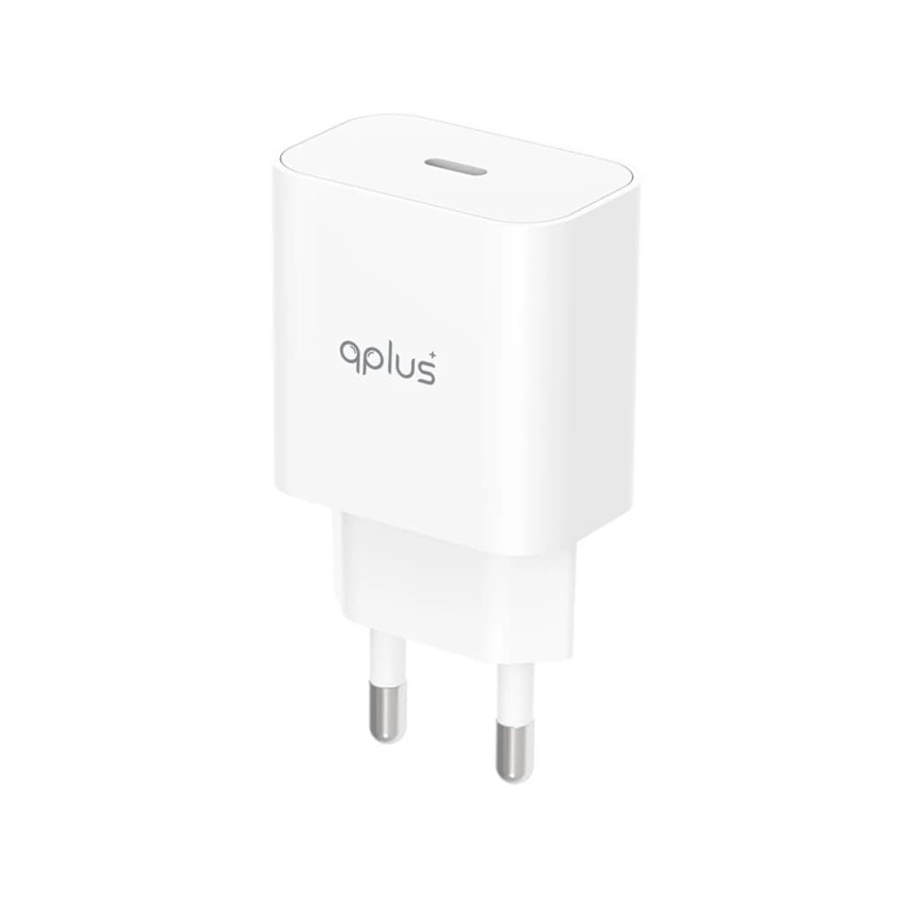 อะแดปเตอร์ QPLUS Wall Charger 1 USB-C 20W AP-21 White by Banana IT