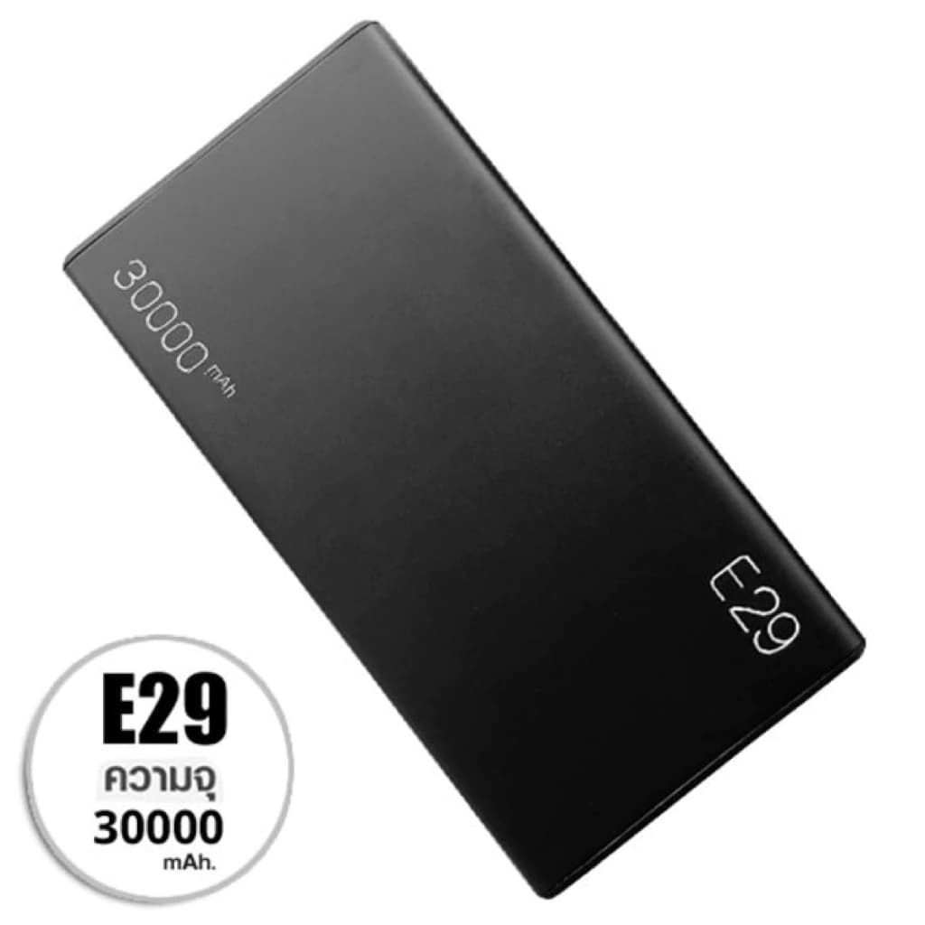 🎁Eloop E29 แบตสำรอง 30000mAh QC3.0 PD 18W ชาร์จเร็ว Power Bank Fast Quick Charge ของแท้ 100%