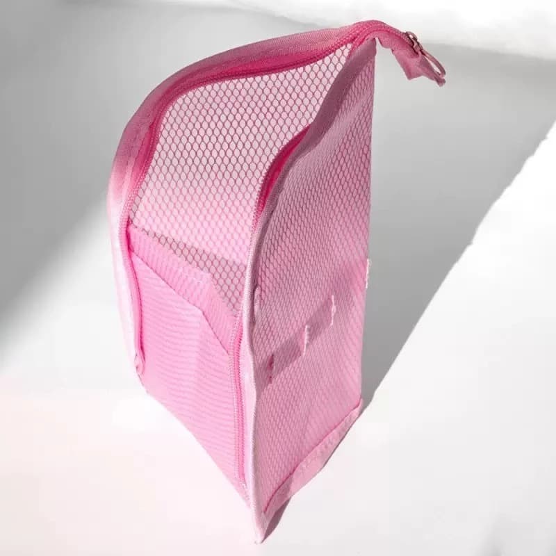 กระเป๋าเครื่องสำอาง ตาข่าย กันน้ำ น้ำหนักเบา Lightweight Waterproof Mesh Toiletry Organizer Bag